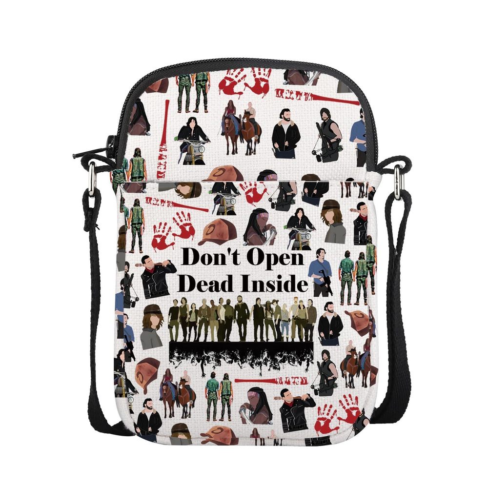 Horror Movie Gifts Walking Movie Characters Crossbody Bag Dead Fans Shoulder >: